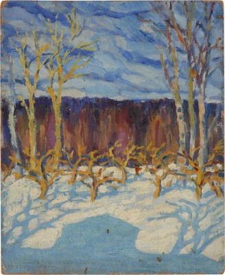 Глинка Вера Николаевна. Зима. Солнечный день 